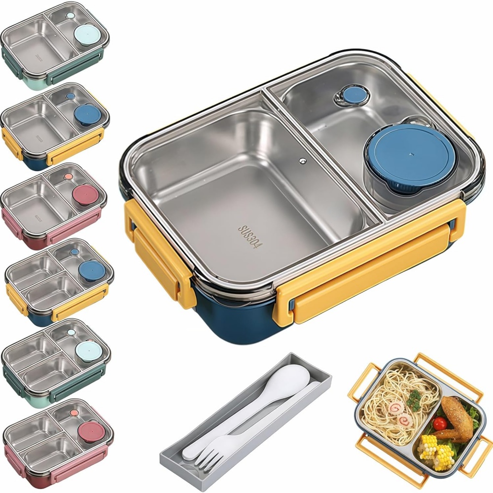 Meal Prep Bowl - 850ml Draagbare Lunchboxen voor Kinderen Volwassenen