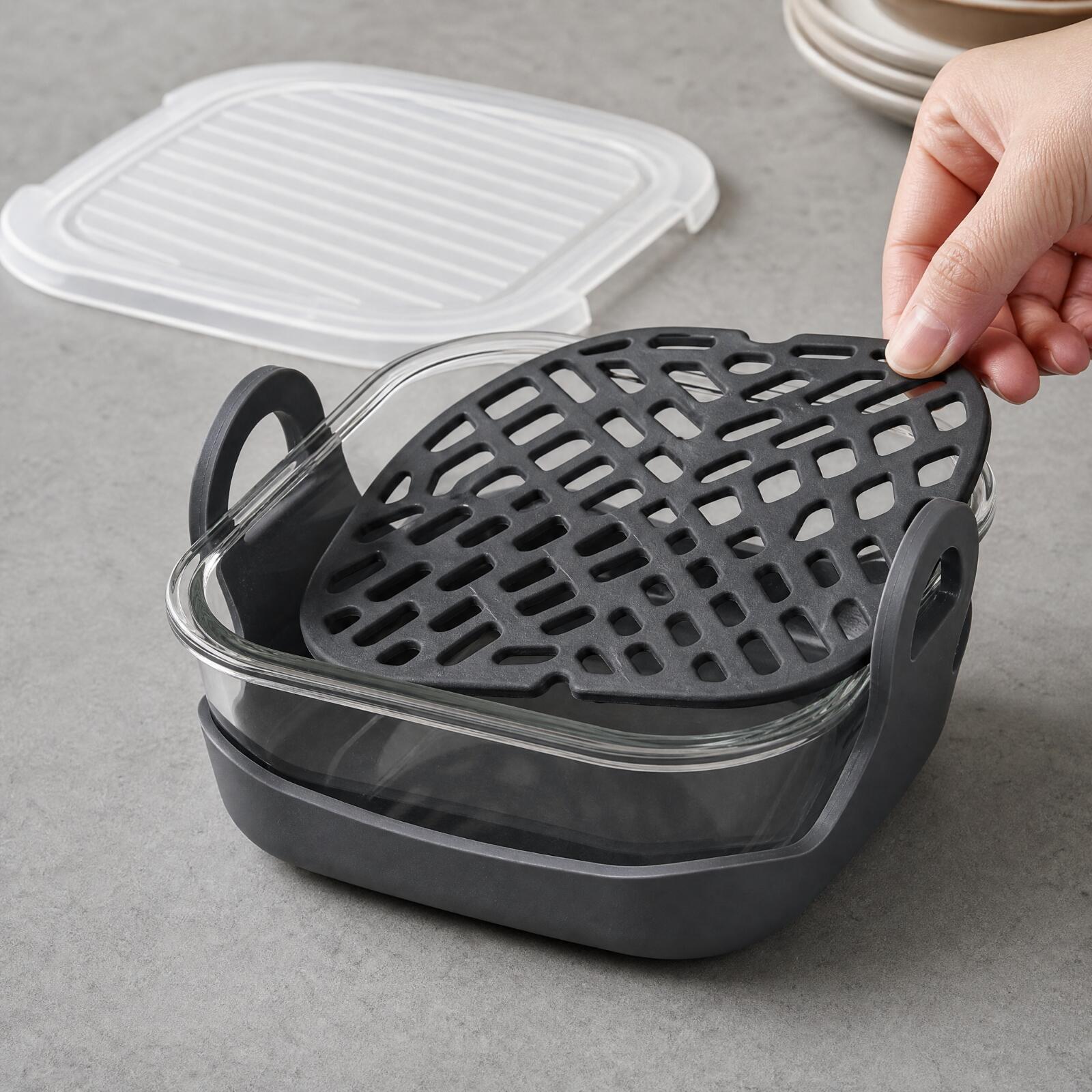 Meal Prep Format - Herbruikbare siliconen bakvorm voor de airfryer,