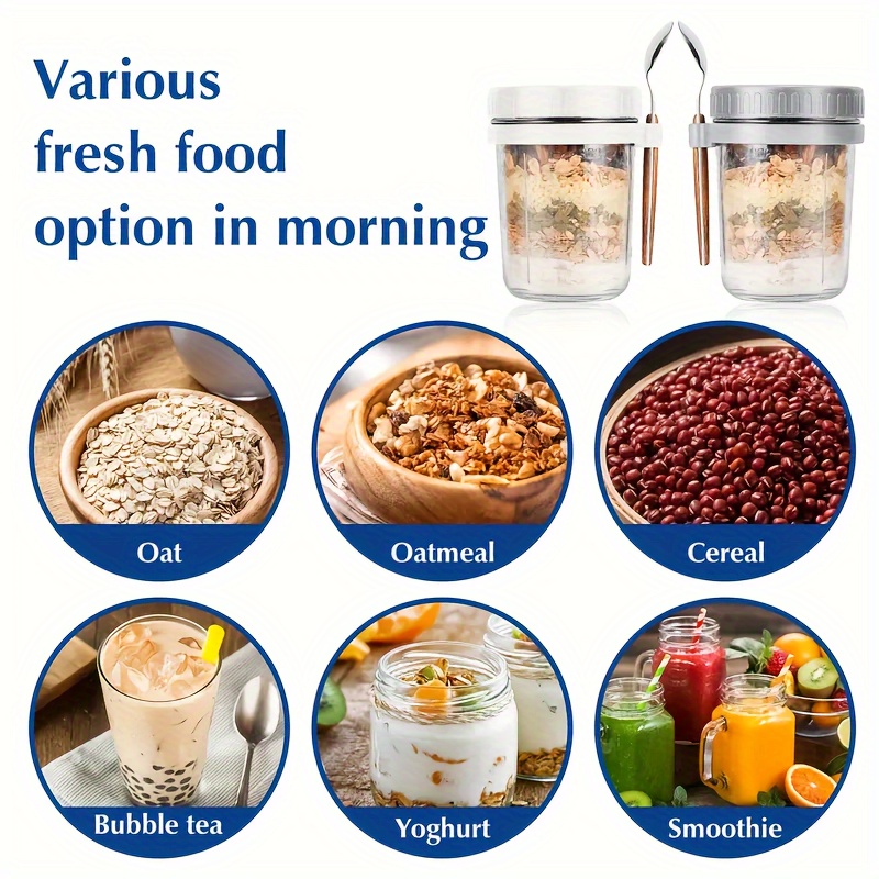 1 st/2 stks Glazen Havermout B - Overnight Oat Jar recensie en prijs