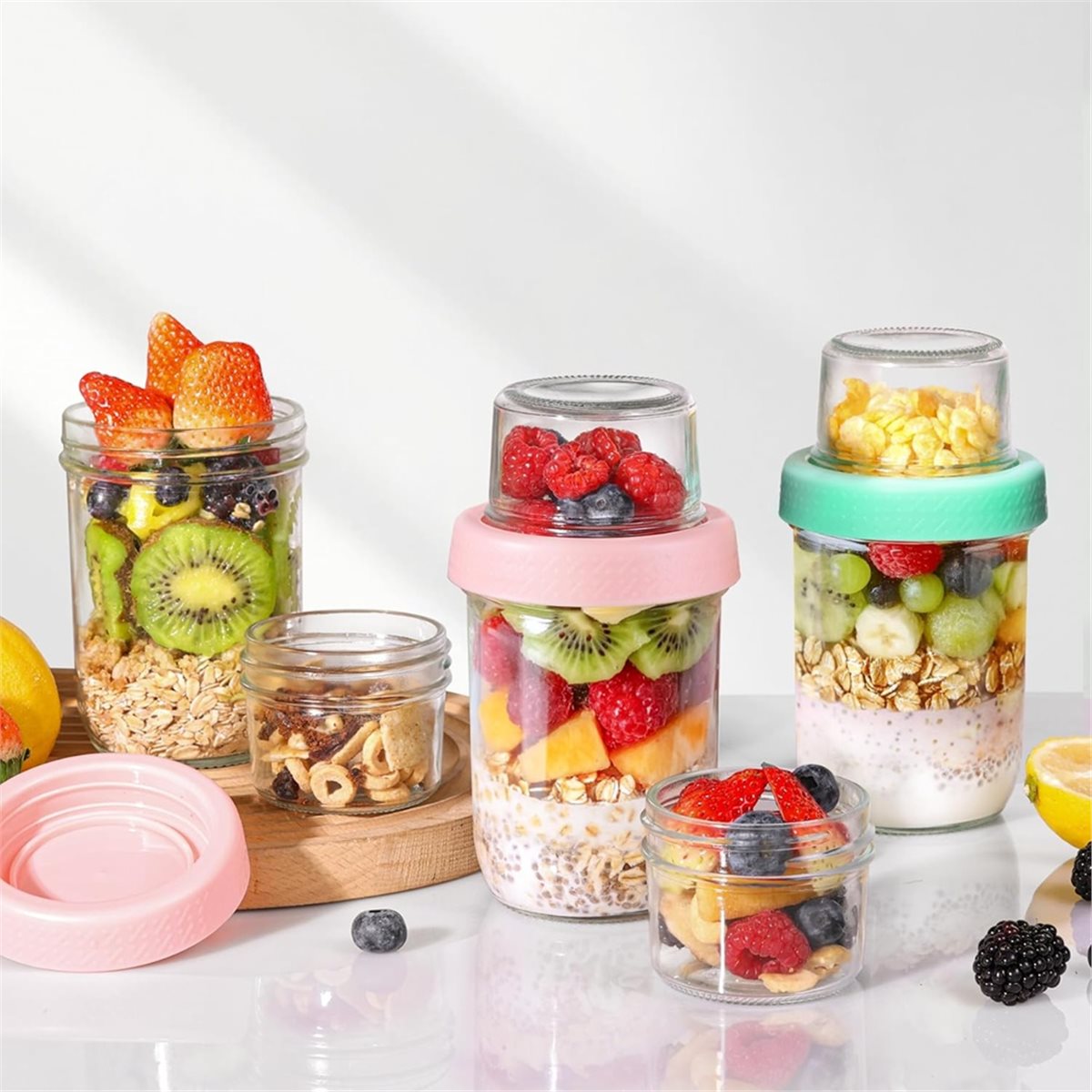 Overnight Oats-potten met deks - Overnight Oat Jar recensie en prijs