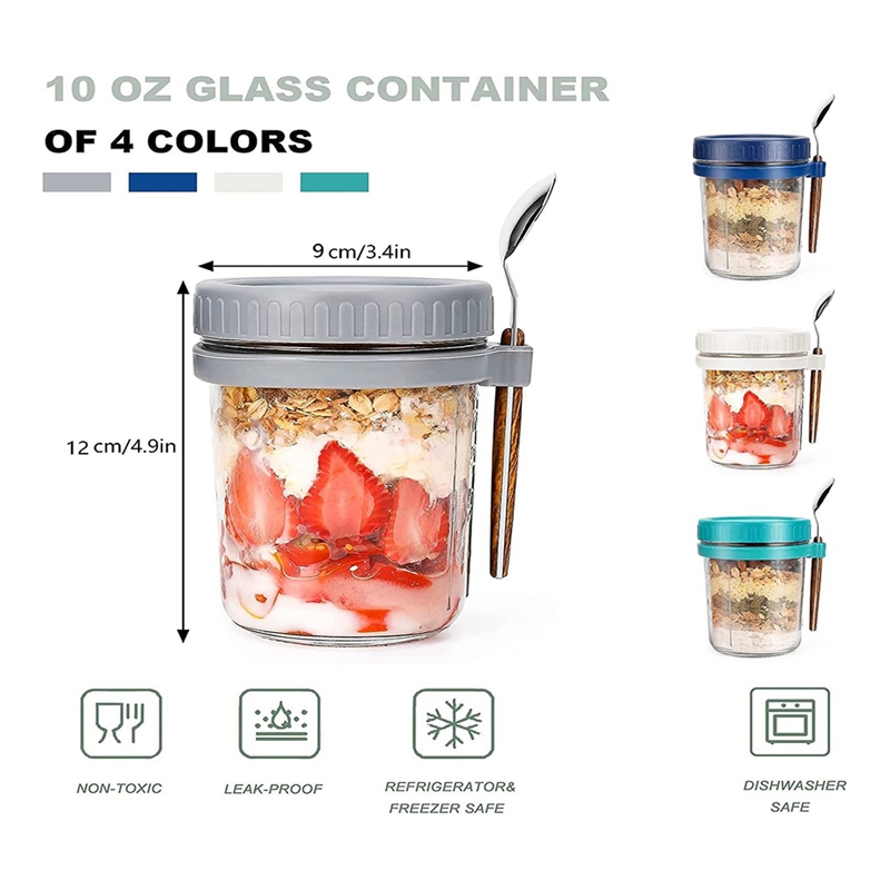 4-pack Overnight Oats containe - Overnight Oat Jar recensie en prijs