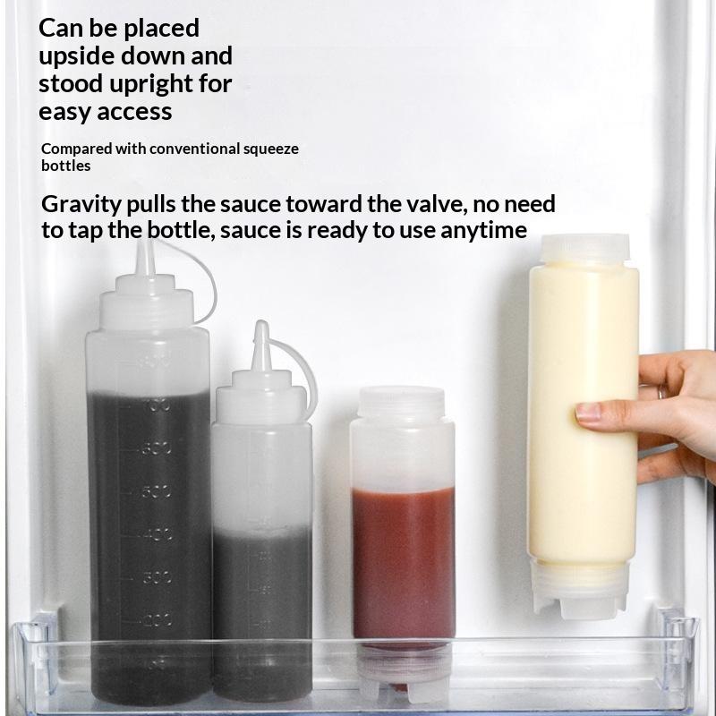 NIEUWE Plastic Omgekeerde Dubb - Sauce Squeeze Bottle recensie en prijs