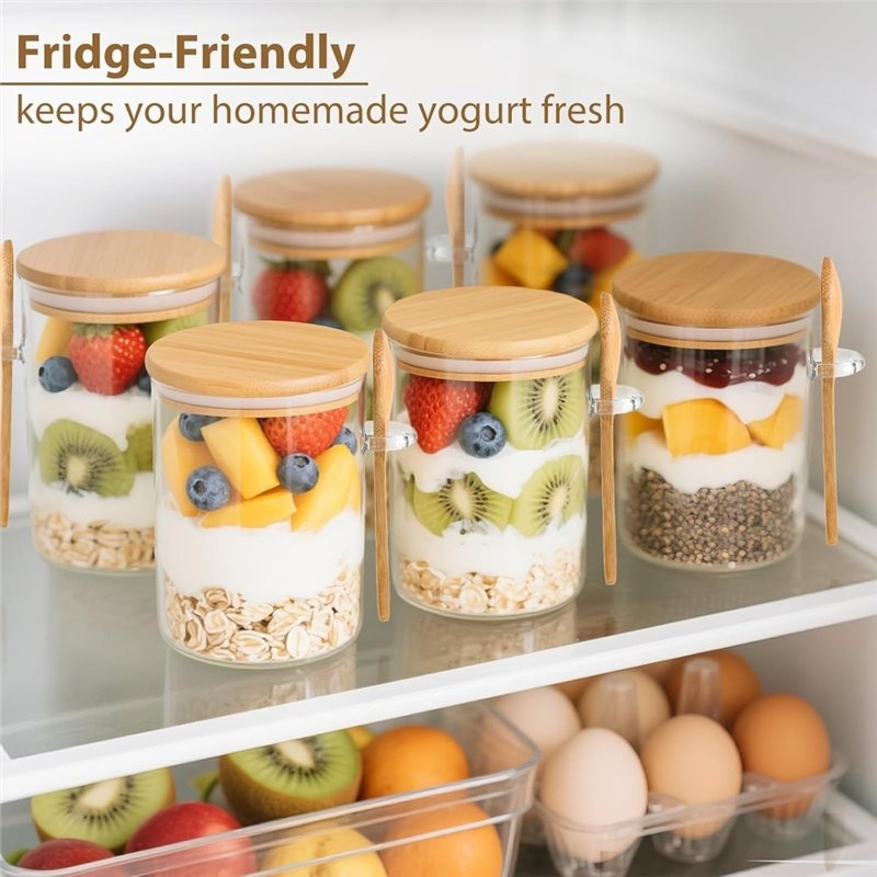 AB46-1Set/6Stuks Vochtbestendi - Overnight Oat Jar recensie en prijs