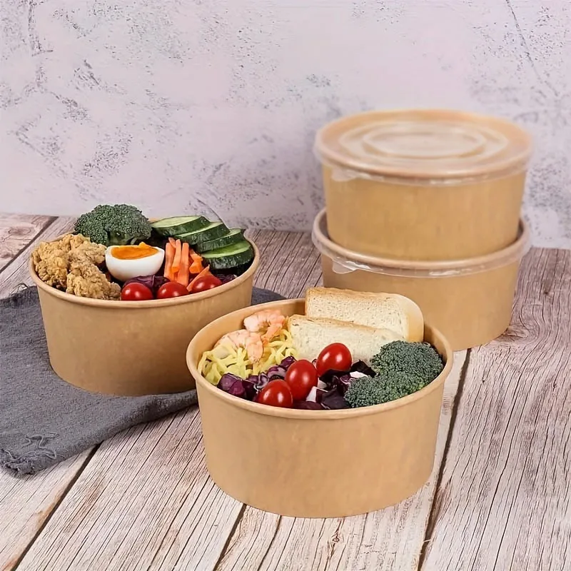 15/30PCS Kraftpapier Kommen We - Meal Prep Bowl recensie en prijs