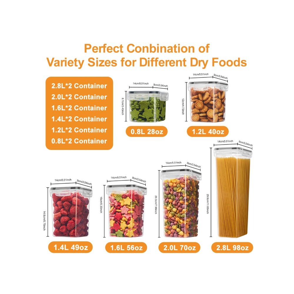 24 stuks afsluitbare voedselbe - Meal Prep Pasta recensie en prijs