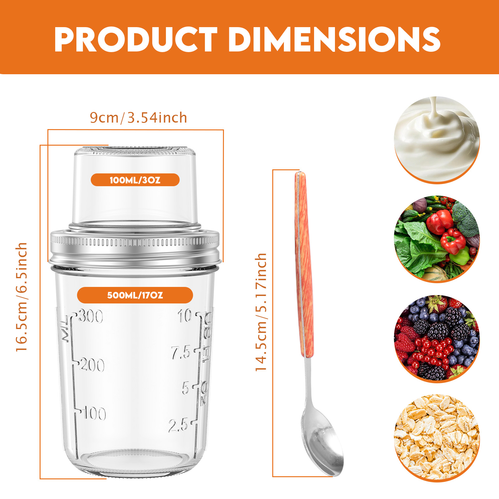 4 Sets Overnight Oats Bakjes m - Overnight Oat Jar recensie en prijs