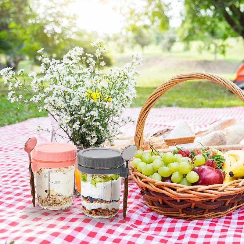 1/2 Stuks 350 Ml Herbruikbare  - Overnight Oat Jar recensie en prijs