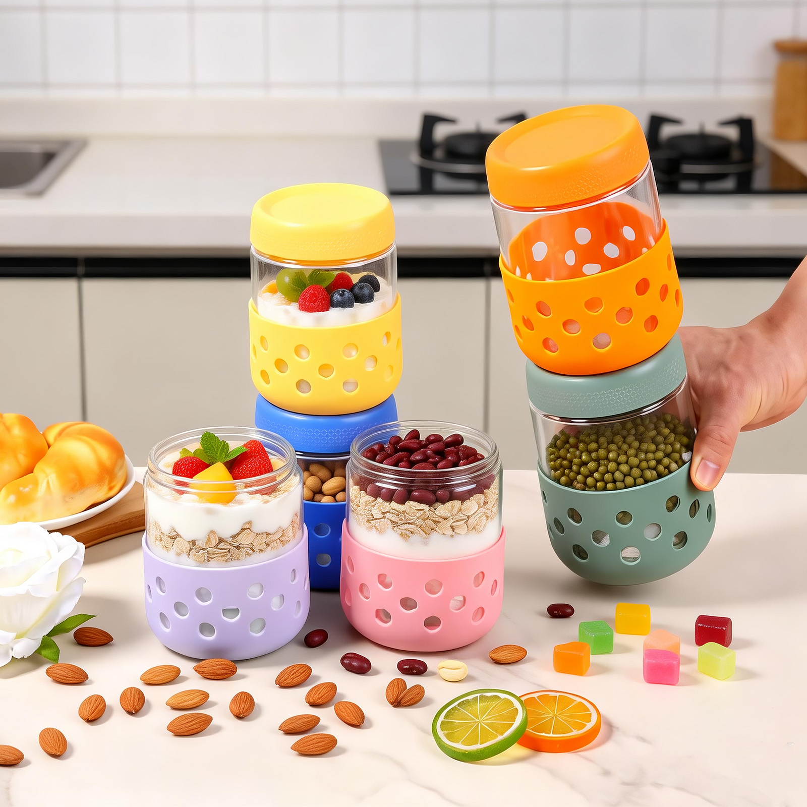 2/4/6-pack 16.9oz Overnight Oa - Overnight Oat Jar recensie en prijs