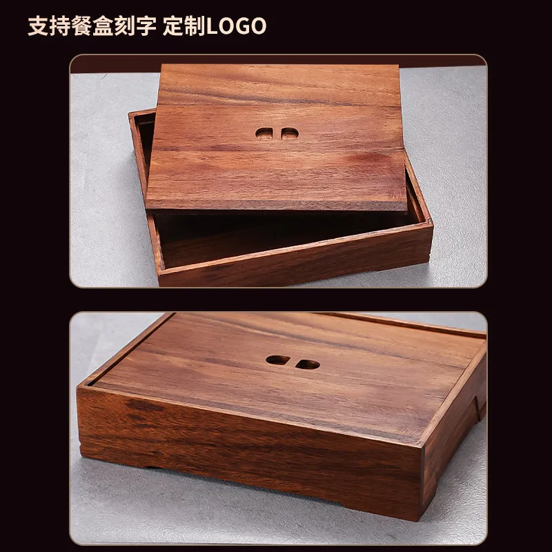 Zwarte Walnoot Bento Box met V - Meal Prep Korean Food recensie en prijs