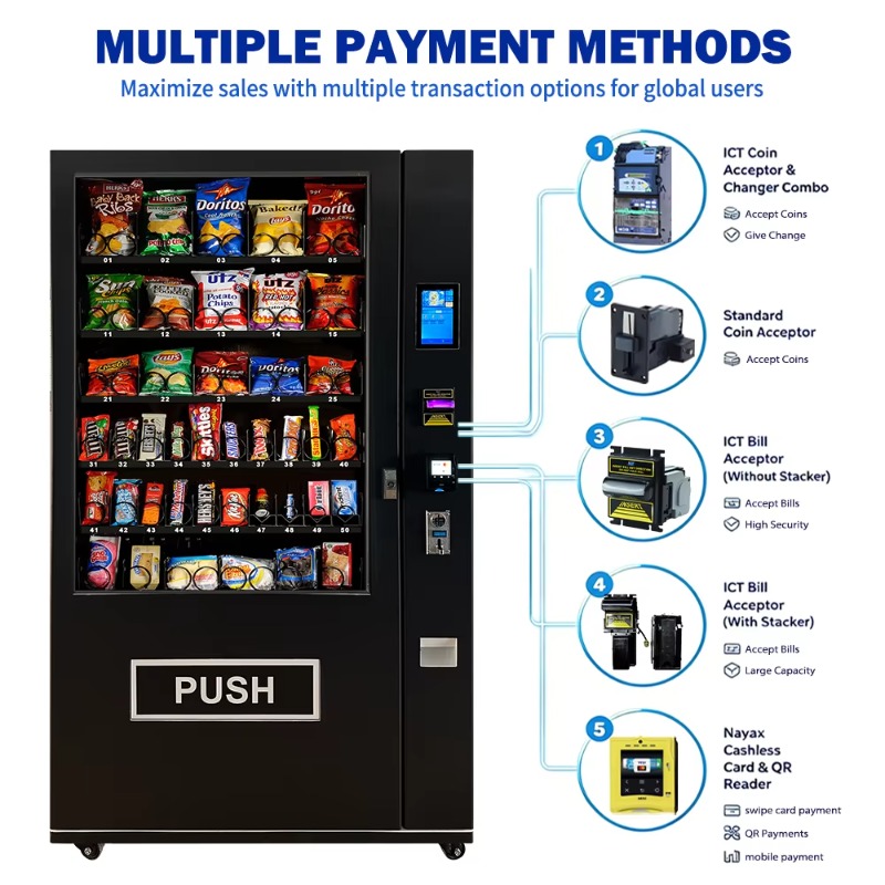 Slimme automatische verkoopaut - Meal Prep Vending Machine recensie en prijs